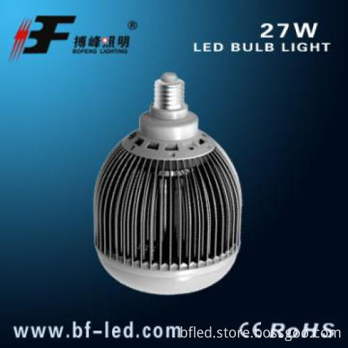 High lumen 27w e27 led bulbs